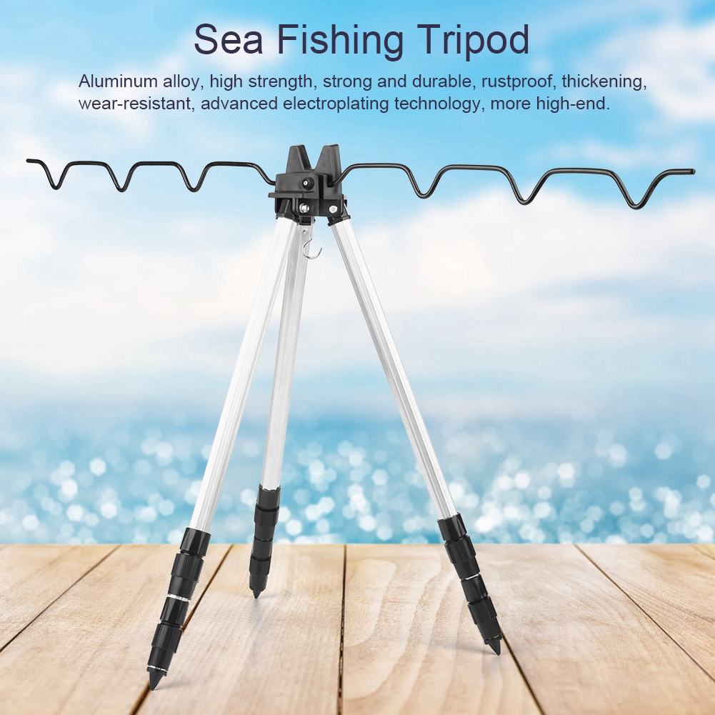 حامل ثلاثي القوائم لقصبة الصيد - مراجعة Telescopic Fishing Rod وسعره