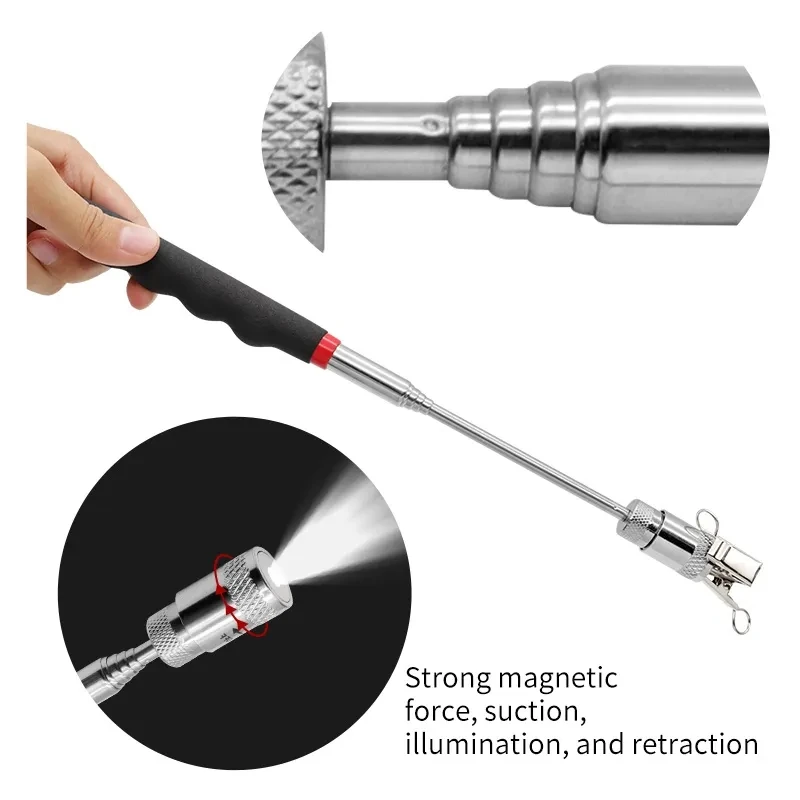 قلم مغناطيسي تلسكوبي قابل للتم - مراجعة Telescopic Fishing Rod وسعره