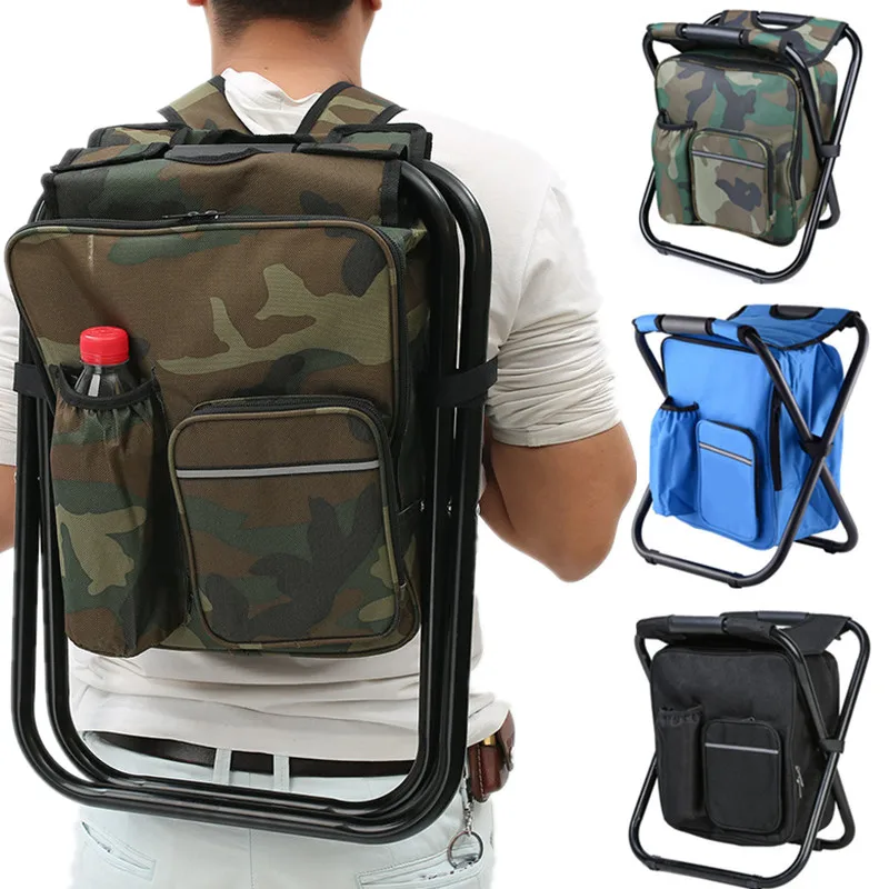 2 في 1 حقيبة كرسي الصيد القابل - مراجعة Fishing Equipment Bag وسعره