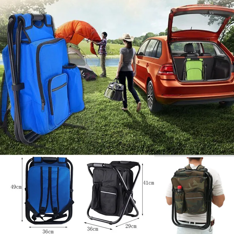 2 في 1 حقيبة كرسي الصيد القابل - مراجعة Fishing Equipment Bag وسعره