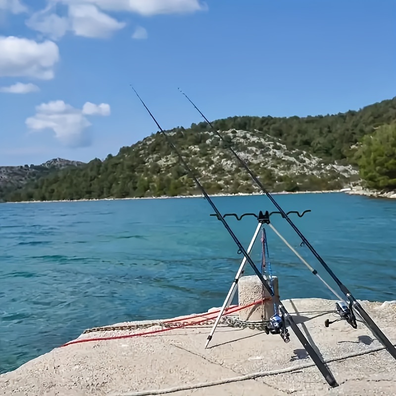 1 قطعة حامل سبائك الألومنيوم ت - مراجعة Telescopic Fishing Rod وسعره