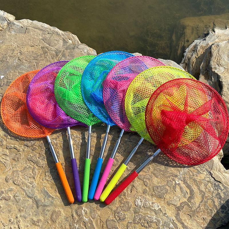 1/2/5 قطع شبكة صيد محمولة للأط - مراجعة Fishing Equipment For Kids وسعره