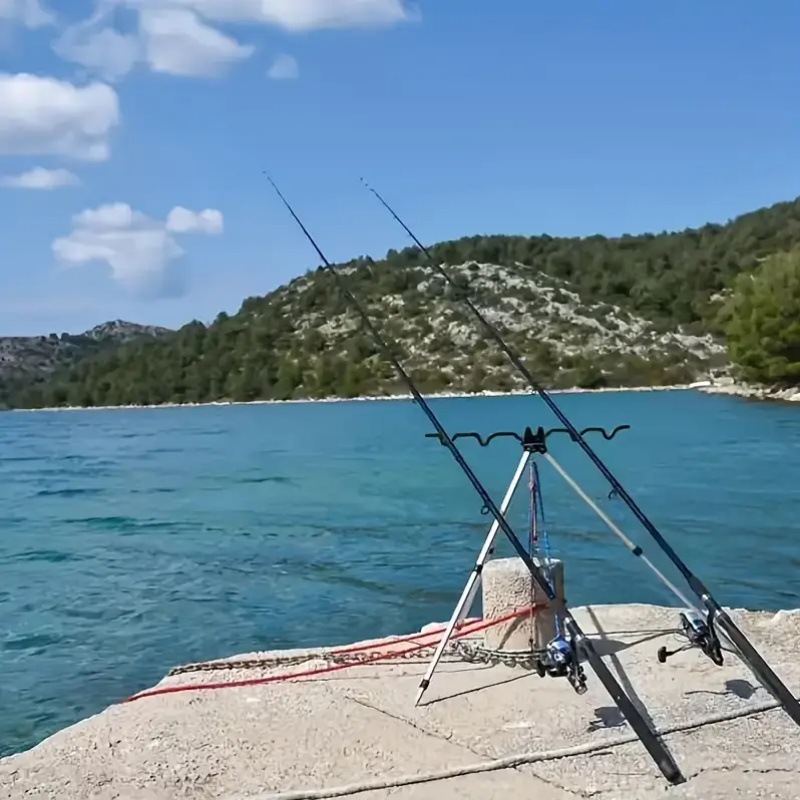 حامل صنارة صيد بحري من الألومن - مراجعة Telescopic Fishing Rod وسعره