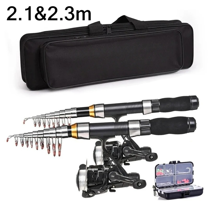 BRAVMAK 2.1/ 2.3 mTelescopic ا - مراجعة Fishing Equipment Bag وسعره